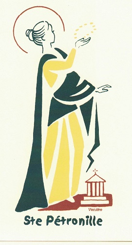 carte saint patron pour le prenom Pétronille